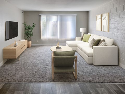 All new living room at Regency Park, Reno, Nevada
